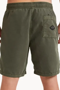 BOY Billabong Boys All Day Overdye Layback Boardshort