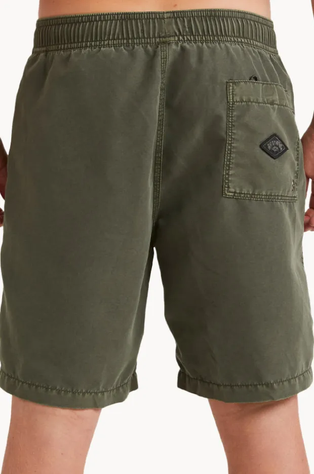 BOY Billabong Boys All Day Overdye Layback Boardshort
