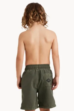 BOY Billabong Boys All Day Overdye Layback Boardshort