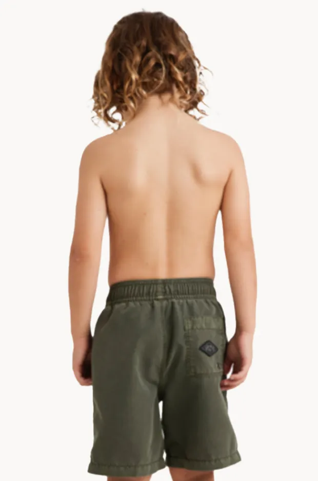 BOY Billabong Boys All Day Overdye Layback Boardshort