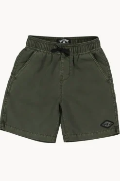 BOY Billabong Boys All Day Overdye Layback Boardshort