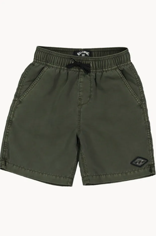 BOY Billabong Boys All Day Overdye Layback Boardshort