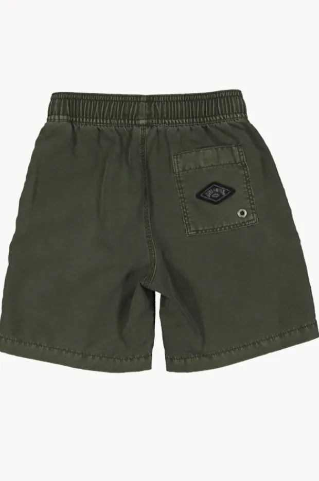 BOY Billabong Boys All Day Overdye Layback Boardshort