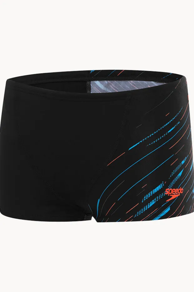 BOY Speedo Boys Allover Hyperboom V Cut Aquashort