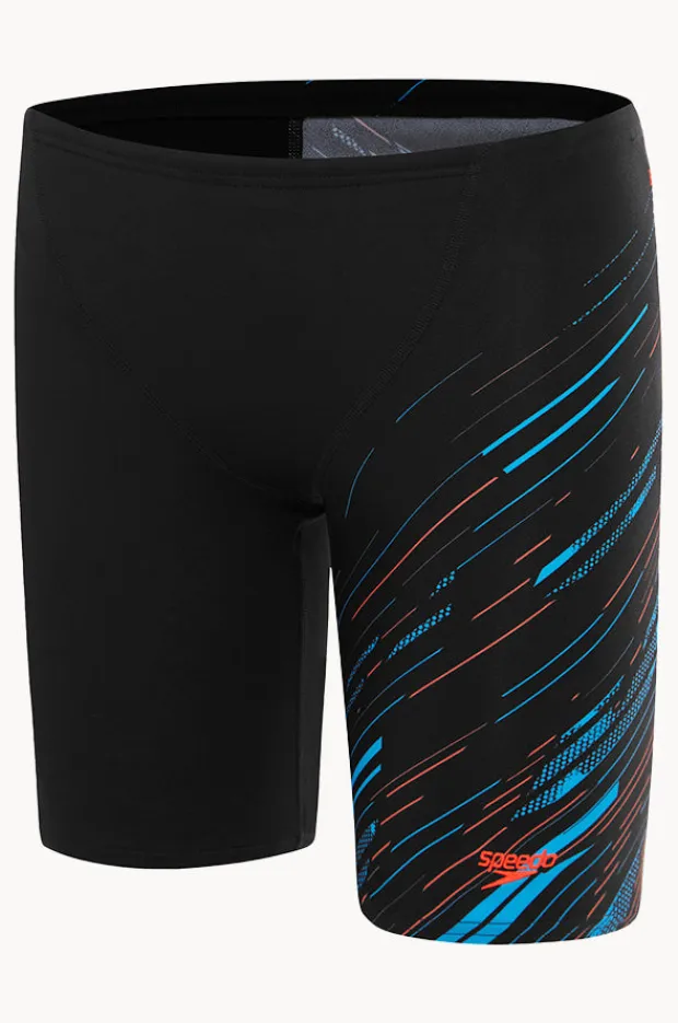 BOY Speedo Boys Allover Hyperboom V Cut Jammer