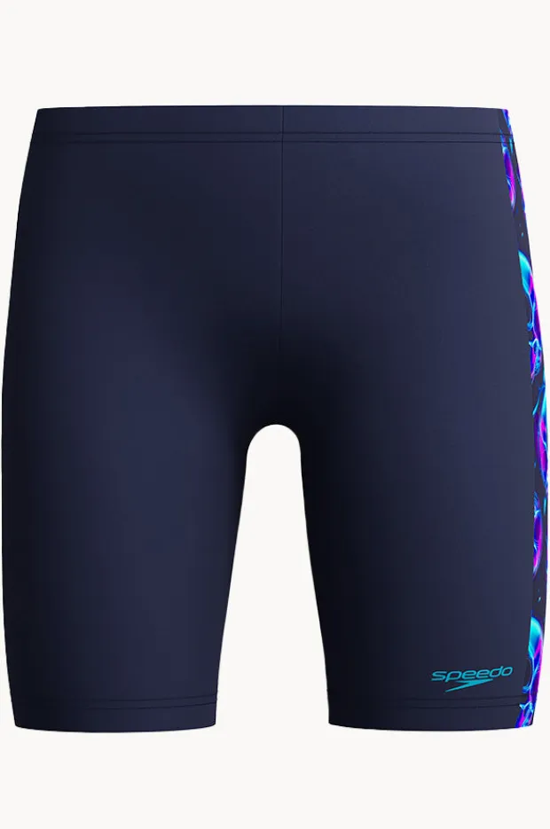 BOY Speedo Boys Allover Print Panel Jammer