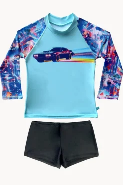 BOY Salty Ink Boys Arcade Long Sleeve Suntop Set