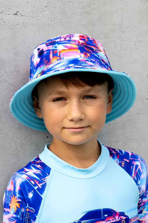 BOY Salty Ink Boys Arcade Reversible Sunhat