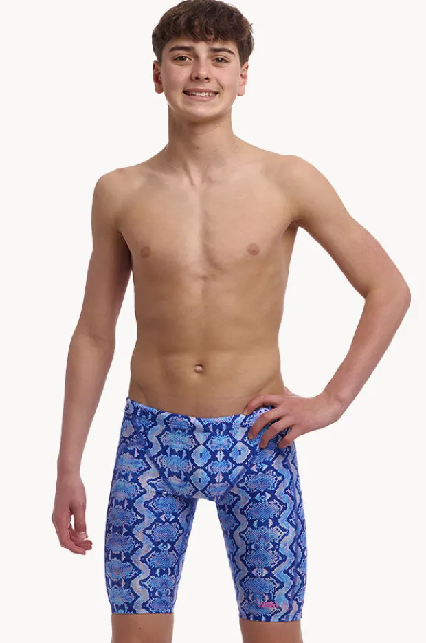 BOY Funky Trunks Boys Blue Viper Jammer