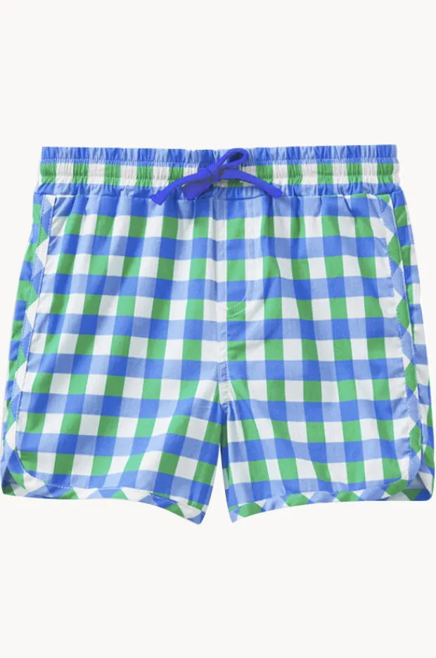 BOY Milky Boys Check Boardshort