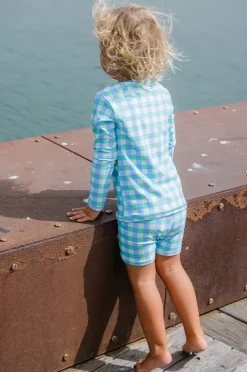 BOY Milky Boys Check Swim Short