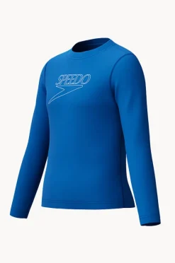BOY Speedo Boys Classic Logo Long Sleeve Suntop