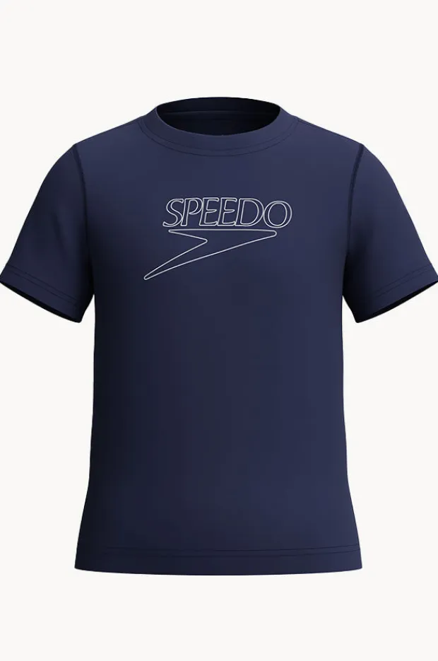 BOY Speedo Boys Classic Logo Short Sleeve Suntop