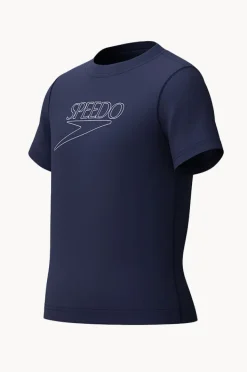 BOY Speedo Boys Classic Logo Short Sleeve Suntop