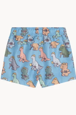 BOY Huxbaby Boys Construction Dino Swim Short