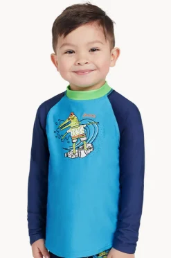 BOY Zoggs Boys Crocodile Long Sleeve Suntop