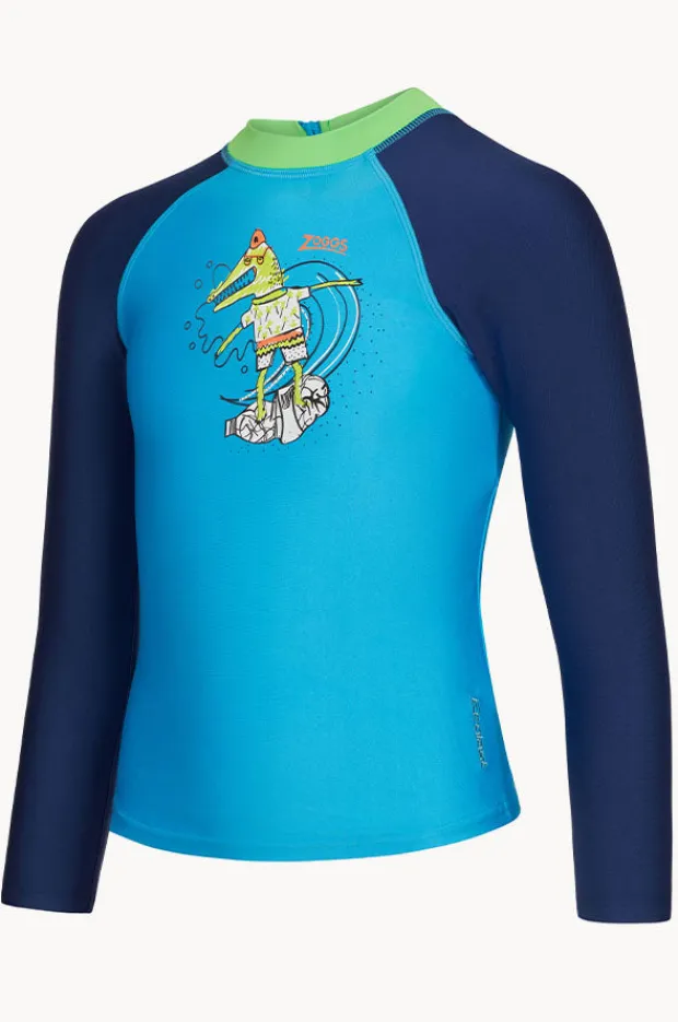 BOY Zoggs Boys Crocodile Long Sleeve Suntop