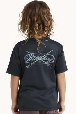 BOY Billabong Boys Cross Board Short Sleeve Suntop