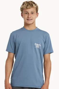 BOY Billabong Boys Crossboards Short Sleeve Suntop