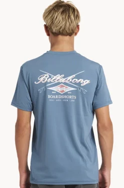 BOY Billabong Boys Crossboards Short Sleeve Suntop