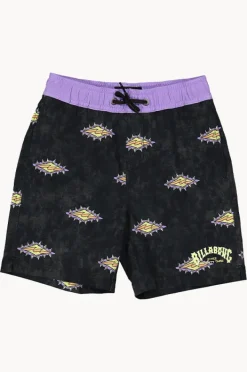 BOY Billabong Boys Diamond Grit Layback Boardshort