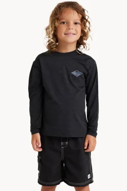 BOY Billabong Boys Diamond Shoreline Long Sleeve Suntop