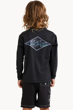 BOY Billabong Boys Diamond Shoreline Long Sleeve Suntop