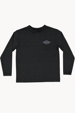 BOY Billabong Boys Diamond Shoreline Long Sleeve Suntop