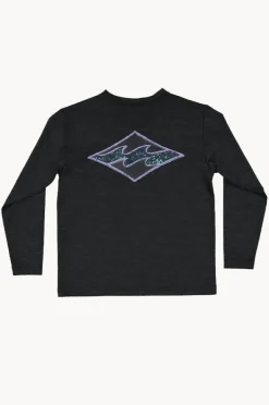 BOY Billabong Boys Diamond Shoreline Long Sleeve Suntop