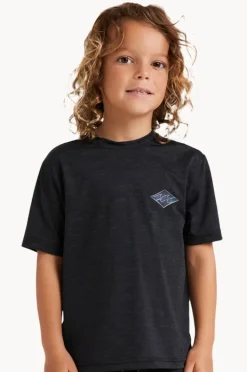 BOY Billabong Boys Diamond Shoreline Short Sleeve Suntop
