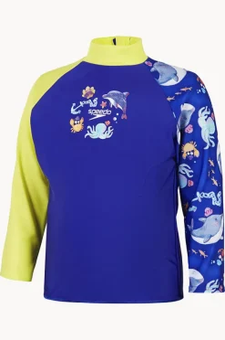 BOY Speedo Boys Digital Long Sleeve Suntop