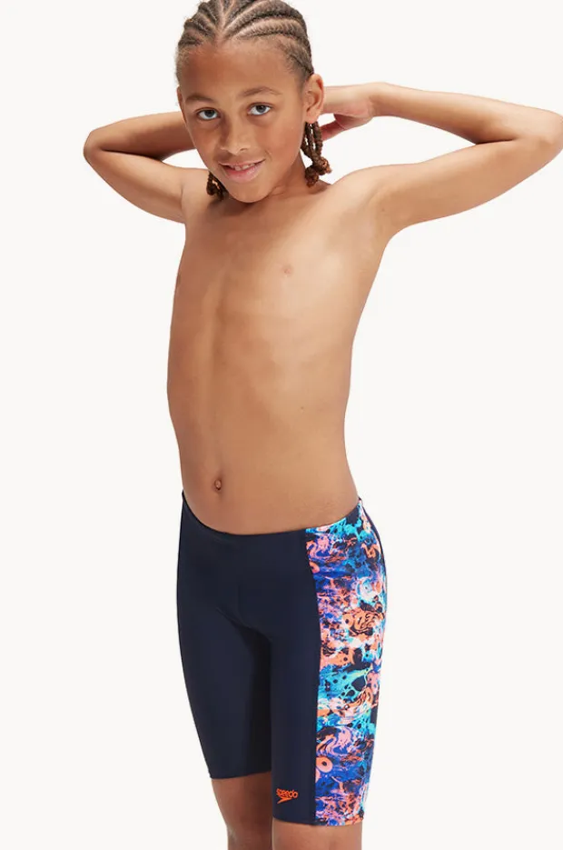 BOY Speedo Boys Digital Printed Panel Jammer