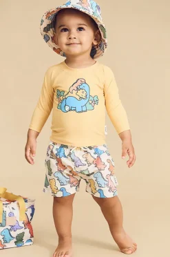 BOY Huxbaby Boys Dino Play Swim Hat