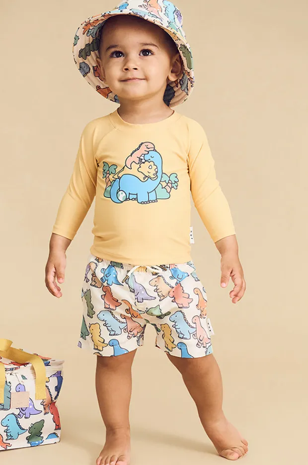 BOY Huxbaby Boys Dino Play Swim Hat