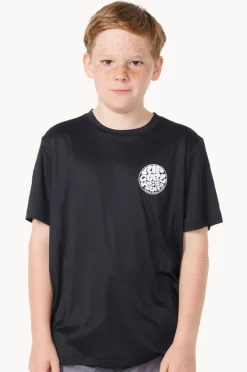 BOY Rip Curl Boys Icons Surflite Short Sleeve Suntop