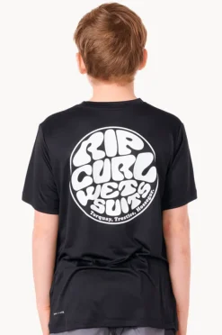 BOY Rip Curl Boys Icons Surflite Short Sleeve Suntop