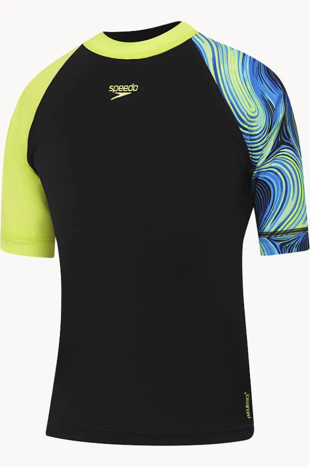 BOY Speedo Boys Logo Short Sleeve Suntop