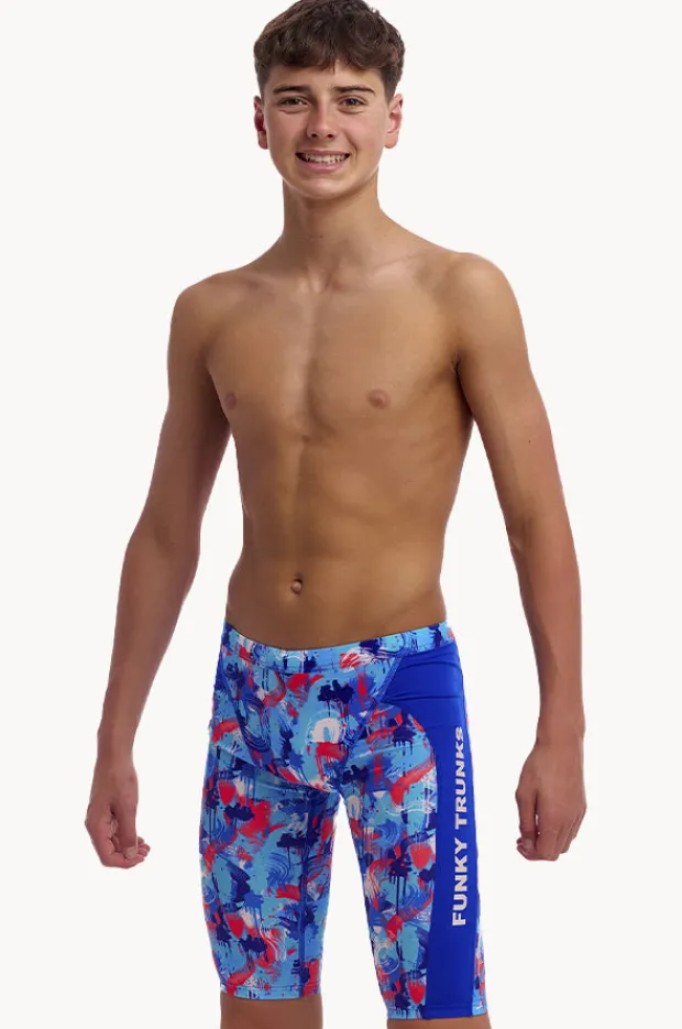 BOY Funky Trunks Boys Messy Messy Messy Jammer