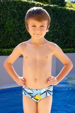 BOY Salty Ink Boys Beach Racer Brief