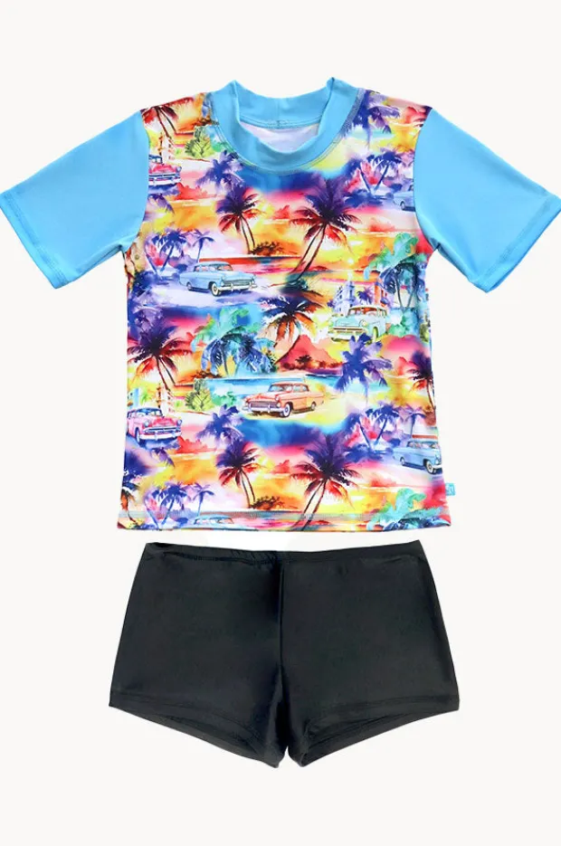 BOY Salty Ink Boys Miami Beach Suntop Set