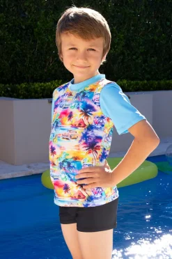 BOY Salty Ink Boys Miami Beach Suntop Set