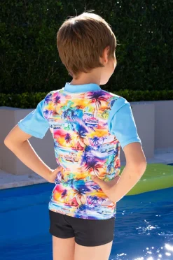 BOY Salty Ink Boys Miami Beach Suntop Set