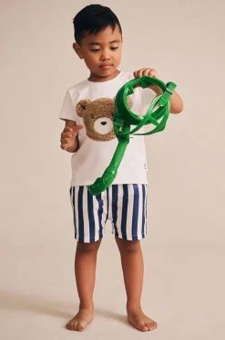 BOY Huxbaby Boys Nautical Stripe Swim Short