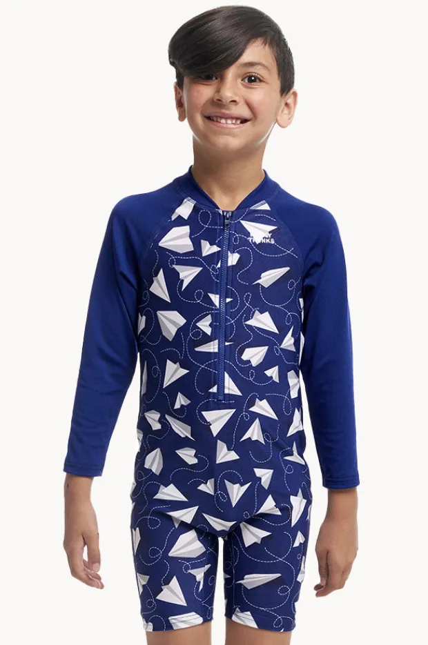 BOY Funky Trunks Boys Paper Plain Sunsuit