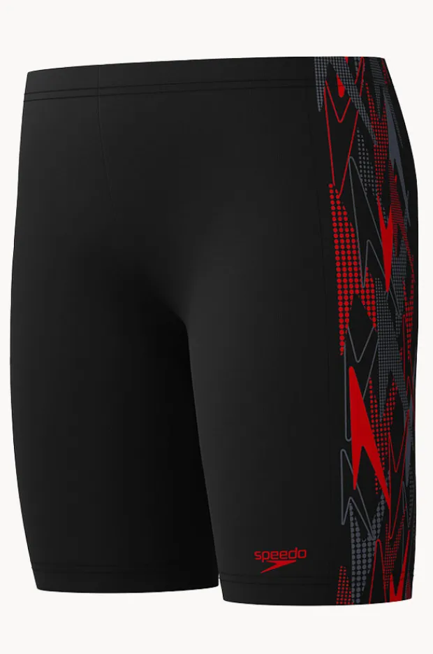 BOY Speedo Boys Plastisol Placement Jammer