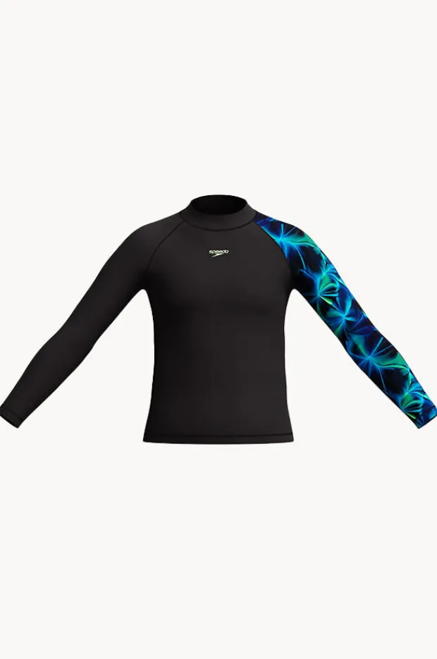 BOY Speedo Boys Print Long Sleeve Suntop