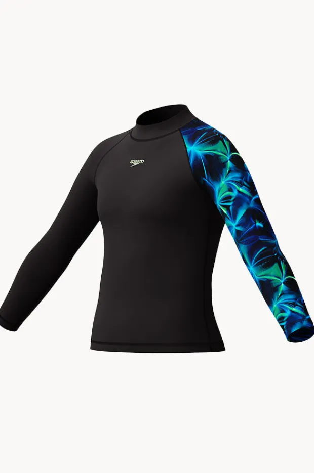 BOY Speedo Boys Print Long Sleeve Suntop
