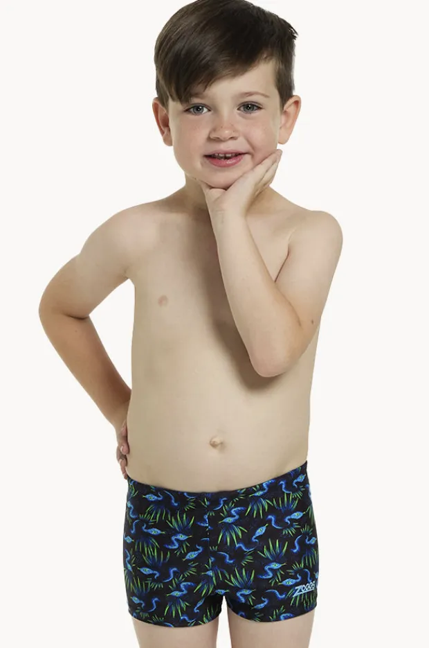 BOY Zoggs Boys Reptile Hip Racer Trunk