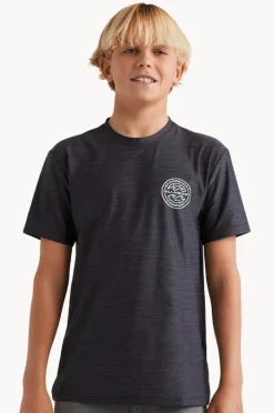 BOY Billabong Boys Rotor Shoreline Short Sleeve Suntop