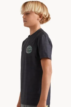 BOY Billabong Boys Rotor Shoreline Short Sleeve Suntop